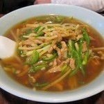 龍門 - ピーマン肉そば