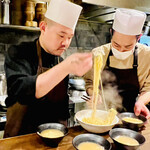 仁修樓 - ◎塩ラーメンを作っていく。ワクワク！