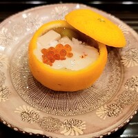 馬車道 大かわ - 柚子釜蒸