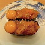 すし江戸 - サーモンユッケ