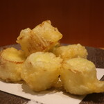 こころや - 下仁田葱の天ぷらアップ