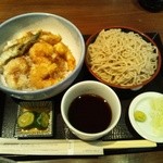 みなも - 小海老天丼のランチセット