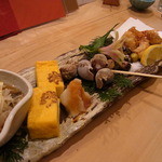 串幸 - 前菜の盛り合わせ　５品