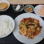 聚仙閣 - 回鍋肉定食¥750-