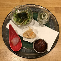 鮨 弥さか - 日替わり前菜五種
