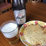 印度屋キッチン - 瓶ビール　お通し