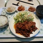 麻浦カルビ - 豚プルコギ定食