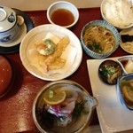 玄洋 - こちらは天ぷら定食だよ。