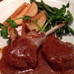 シェ・ミカワ - 1回目2012年12月25日仔羊のソテー　粒マスタードソース