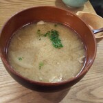 とんかつ成蔵 - 豚汁も美味しい