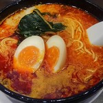 Rairai Tei - 旨辛麺(3)細麺＆脂多