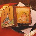 Takuraku - 鱈の白子蒸し　浅葱・紅葉卸し・ポン酢餡