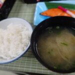 一の俣温泉グランドホテル - ご飯と味噌汁