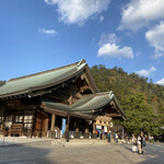 Izumo Zenzai Mochi - 拝殿