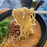 中華居酒屋 餃子房 八福 - 麺餃子セット　800円　のタンタンメン