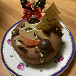 パティスリー タツヒト サトイ - クリスマスのホールケーキ、サオトボ