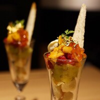 にく稲 - 赤身の肉パフェカクテル