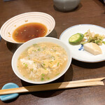 むつの家 - 雑炊とお新香