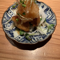 とり茶太郎 - ひない地鶏の手羽中おろしポン酢