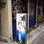 HAMBURGER DINER FLIP-FLOP - 看板はCalBeach風