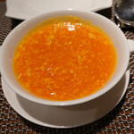 中国料理 「王朝」 - 雲丹入り燕の巣のスープ