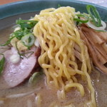 麺屋 彩未 - 麺のアップです（２０１２年１２月）。
