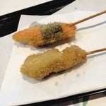 澪つ串 - 和牛カルビとカニカマです