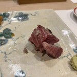 うを徳 - 佐渡島迷い鰹(皮は炭焼き)