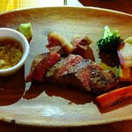 鉄板ビストロ　comichi - 黒毛和牛のステーキ