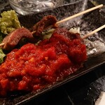 美食dining 燦 - 牛ハラミの自家製トマトソース