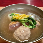 天現寺小野 - 聖護院大根と鴨の葛仕立て