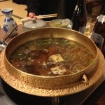 千茂登 - 鴨鍋・・・・食べ終わりですが。