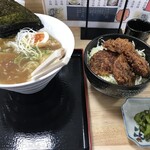 百華良蘭 - ソースカツ丼とのセット