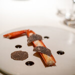 レストラン オオツ - 2021.12 富山産ベニズワイガニ 黒トリュフ トリュフビネグレットソース