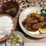 グリルニューコトブキ - カキフライ定食