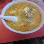 黒恵屋食堂 - たまごスープ 380円 具沢山で塩味ベース