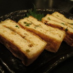 麦酒庵 - 【再訪２】栃尾揚げのネギ味噌焼き