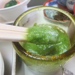 割烹旅館 若松 - セロリとかいろいろ入ってるんだって。私は好きな味！連れはオレンジジュースｗ