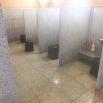 割烹旅館 若松 - 仕切りあり。シャワー水圧高いです