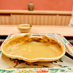 緒方 - ◎蟹味噌に日本酒を入れて飲み干す。最高。