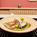 緒方 - ◆間人蟹のセコ蟹の衣揚げ　銀杏