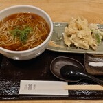 蕎麦雪屋 - 舞茸天ぷらそば(大盛りサービス)  1000円