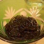 鮨 生粋 - 青森県産岩もずく。