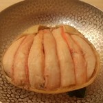 鮨 生粋 - 香箱蟹の蟹酢。