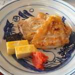 貴舟 - 2012.12.25)焼魚定食（１２００円）の赤魚鯛