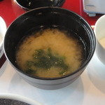 貴舟 - 2012.12.25)海苔の香りがいい味噌汁