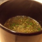 鮨 生粋 - セリとおネギ。