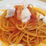 Gasuto - トマトソーススパゲティ モッツアレラﾁｰｽﾞトッピング