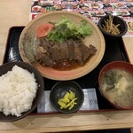 Yatai Izakaya Oosaka Mammaru - サーロインステーキ定食【2021.12】