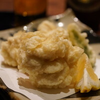 紗羅餐 本店 - 白子の天ぷら